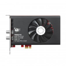 TBS6216 DVB-T2/C2/T/C(J.83A/B/C)/ATSC 1.0/ISDB-T/C 16-Tuner PCIe Card